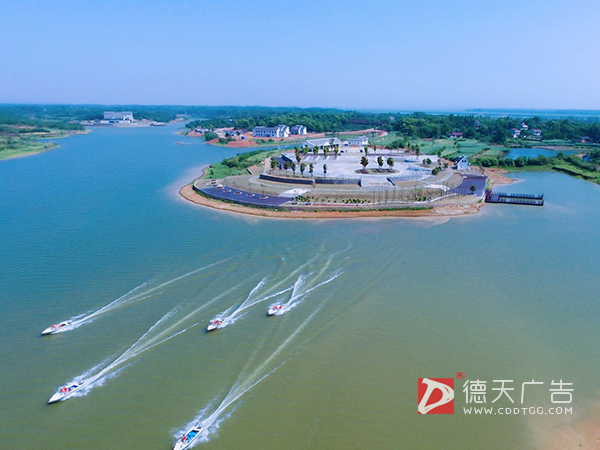 大湖春色無人機航拍